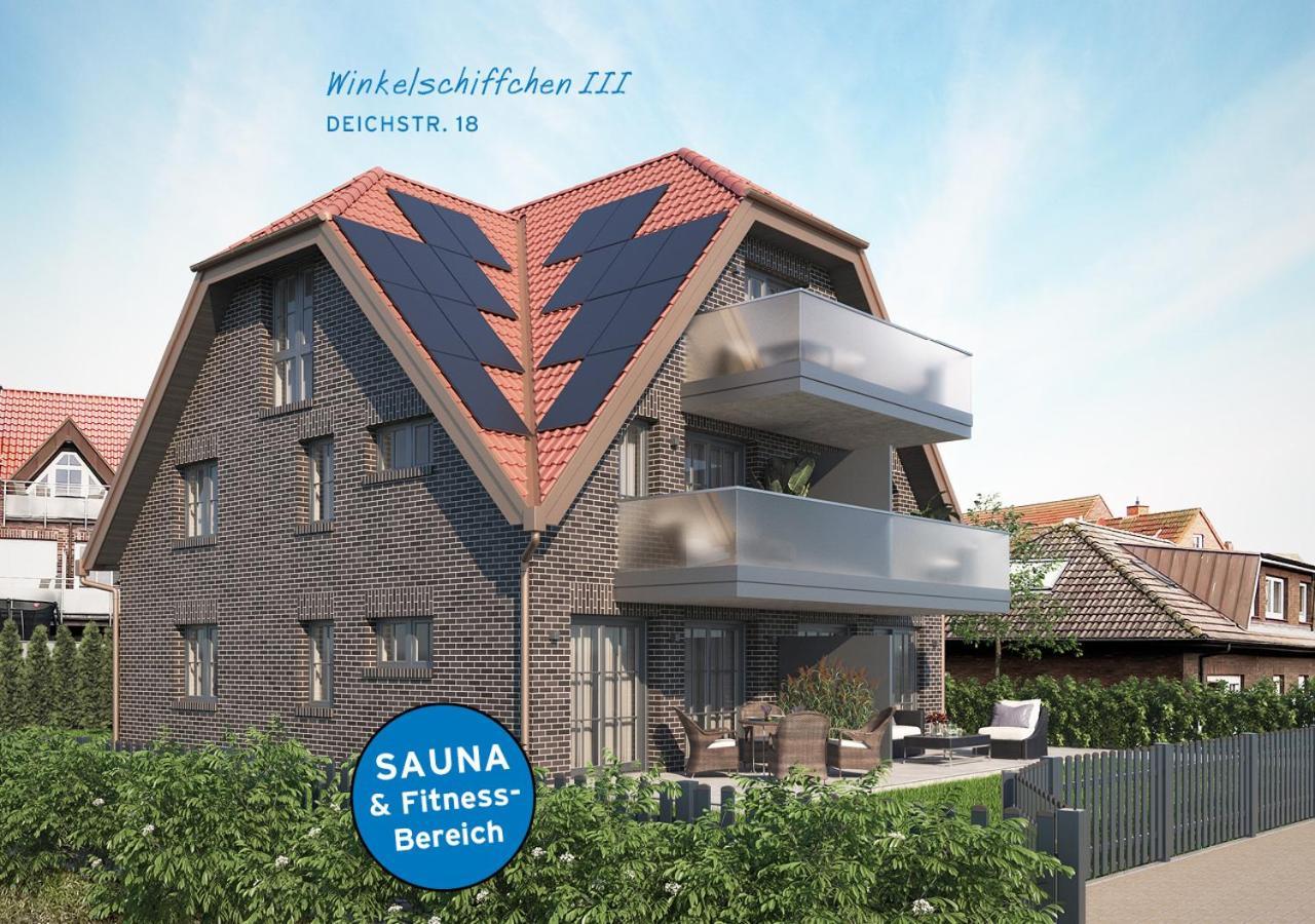 Winkelschiffchen III Mit Sauna ユイスト エクステリア 写真
